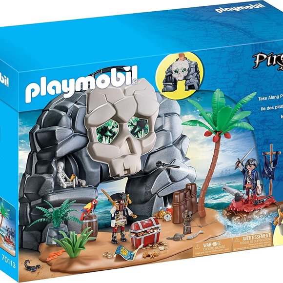 New in Box PLAYMOBIL 70113 Pirates Take Along Pirate Skull...